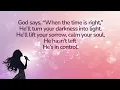lyrics When the Time Is Right Inspired by Isaiah 6022 remastered version