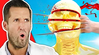 طبيب الطوارئ ي ت ف اع ل مع اختبار وفيات الأفلام في الحياة الواقعية 