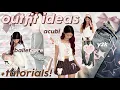 OUTFIT INSPO ELEVATE your style clothing tutorials balletcore acubi coquette