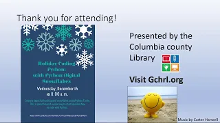 Holiday coding with Python Digital snowflakes with Alex