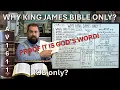 Why King James Only