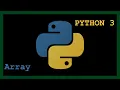 Python With Pycharm 10 - Array