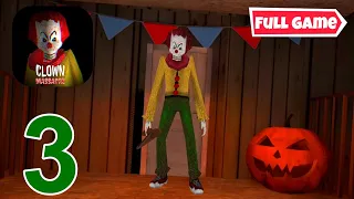 Clown Massacre - Gameplay Walkthrough Part 3 - Door Escape (Mobile, PC Horror Game)