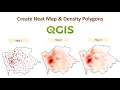 Create Heat Map and Density Polygons in QGIS