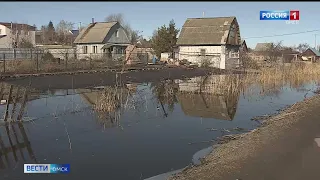 В Омске под воду уходит целое садоводческое товарищество