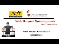 Web Project Task 33 1st Year Semester 01 Java Institute