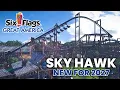 New Roller Coaster Announced for Six Flags Great America Sky Hawk Vekoma Suspended Family Coaster
