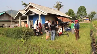 swara andhika emil behind the scene film 