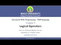 19 PHP Logical Operators