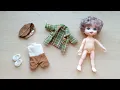 Unboxing boy and clothes for him - bjd 16 cm