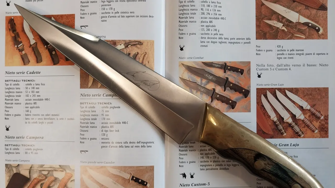 Cuchillo de remate Miguel Nieto, Artesano Nieto-3. Un filo con historia.