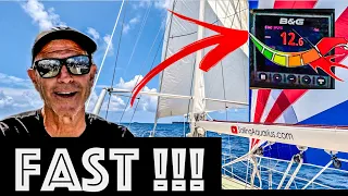 🚨 12 Knots in the GULF STREAM! + Our Buddy Boat / Sailing Aquarius Ep.223