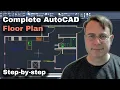 Making a floor plan in AutoCAD right from scratch