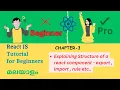 React JS Tutorial CHAPTER - 3 Explaining basics