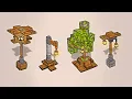 7 Medieval Style Lamp Post Ideas in Minecraft