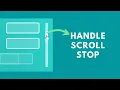Ep 4 Handle Scroll Stop 9 useful code snippets for everyday JavaScript development