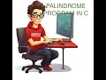 How to create a palindrome using pointers