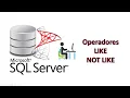 How to use the LIKE and NOT LIKE operators in SQL Server with Management Studio