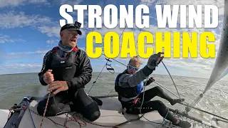 Catamaran Coaching: Tacking & Gybing in Strong Wind and Waves