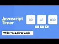 How to make Javascript timer With Free Source code CodeWithMood