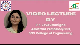 Condtional and Looping Statements R K Jeyauthmigha SNS Institutions