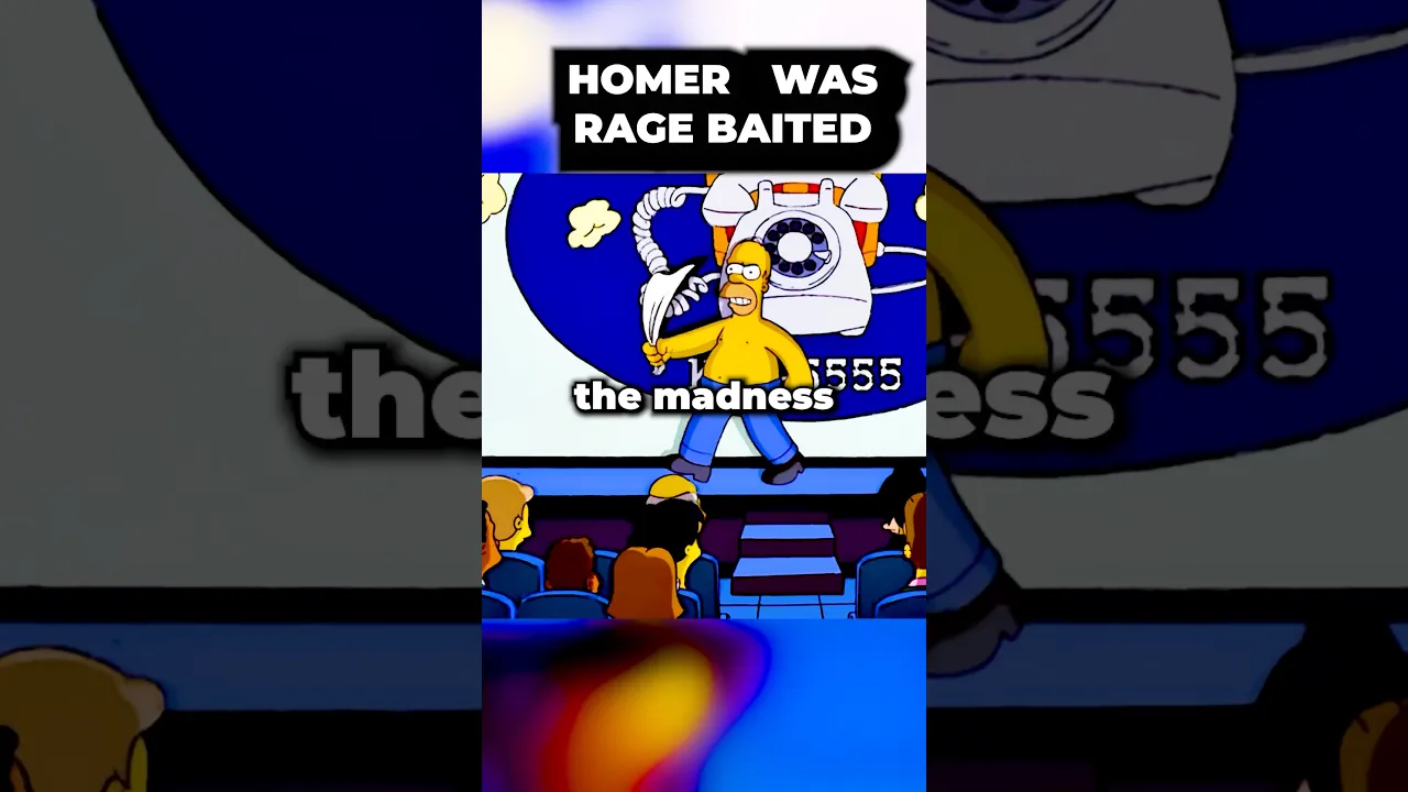 Homer Was Rage Baited…🤣