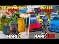 100 Hari di GTA 5 Dari Gelandangan Miskin Sampai Jadi Sukses Kaya Raya - GTA 5 MOD
