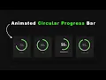 How To Make Circular Progress Bar Using HTML CSS JavaScript