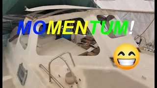 LOTS GOING ON! Building my steel sailing yacht