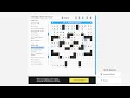 Dictionary com daily crossword