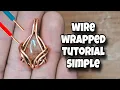 Wire wrapping simple tutorial wire wrapped cabochon pendant