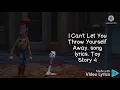 I can't let you throw yourself away. song lyrics. toy story 4