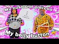 DIY belly button piercing plus size belly button piercing