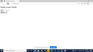 Dependent dropdown CSC Demo