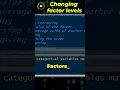 Working with factors and categorical variables