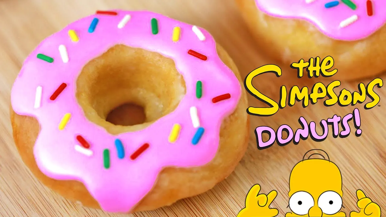 SIMPSONS GLAZED DONUTS - NERDY NUMMIES